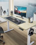 ErGear Standing Desk, 120x60cm Height Adjustable Electric Standing Desk, Sit Up