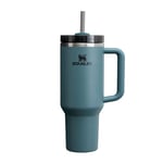 STANLEY Quencher H2.0 FlowState Mug Isotherme avec Paille 1.2L - Froid Pendant 11 Heures - Glacé Pendant 48 Heures - Thermos Lavable au Lave-Vaisselle - Gourde Isotherme Sans BPA - Blue Spruce