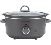 SALTER Cosmos EK6249 Slow Cooker - Grey, Silver/Grey