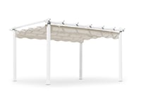 Hillerstorp Skanör pergola Vit/sand 400 x 300 cm