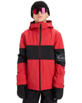 Quiksilver Snow Jacket HIGH in The Hood Jacket Boy's Red 4-5Y