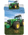 Grön traktor - Påslakanset Junior 100×135 cm