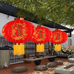 Chinese New Year Red Lanterns Waterproof Door Hanging Lanterns  Home Decor