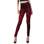 YHWW Leggings,Leggings en Jean Imitation Taille Haute Mince élastique sans Couture Grande Taille 3XL Pantalon Crayon Skinny Femme Leggings de Course d'entraînement, D 04, XL