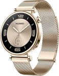 Huawei Watch GT 4 41mm Stainless Steel Case with Milanese Strap - Light Gold...