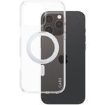 CARE by PanzerGlass Magsafe Kickstand Case for iPhone 16 Pro Max (Clear/Silver)