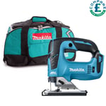 Makita DJV182 18V LXT Brushless Jigsaw With LXT400 4 Pocket Bag