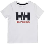 Helly Hansen Enfants Unisexe T-Shirt HH Logo, 2, Blanc
