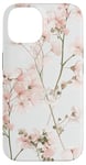 Coque pour iPhone 14 Rose pastel Fleurs sauvages Fleurs sauvages Vintage Botanique