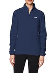 THE NORTH FACE 100 Glaciers Sweat-Shirt, Bleu Marine, XS Femme