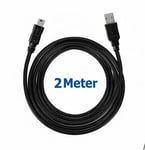 2m Play + Charging Charger Lead Cable For PlayStation Pro Controller GamePad