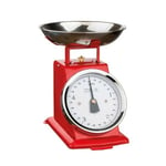 OGO LIVING - Balance de cuisine mécanique 5kg - rouge