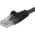 Cat 5e U/UTP Netværkskabel - Sort - 3 m