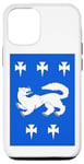 Coque pour iPhone 13 Pro Drapeau de l'Ostrobotnie centrale de la Finlande