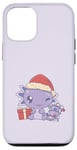 iPhone 12/12 Pro AX-HO-LOTL! Christmas Santa Claus Hat Axolotl Meme Case