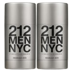 2-Pack Carolina Herrera 212 Men NYC Deo Stick 75ml