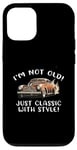 Coque pour iPhone 12/12 Pro Graphisme cadeau de voiture vintage I'm Not Old I'm Classic with Style