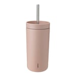 Stelton - To Go Sip termosmugg med sugrör 40 cl heather