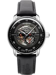 ZEPPELIN Montre New Captain’s Line 43mm Automatique Skeleton 8664-2, Sangle