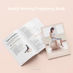 BABYGO® Birthing Ball For Pregnancy Maternity Labour & Yoga + Our 100 Page Book,