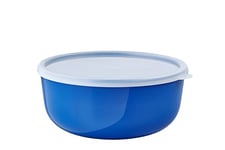 Mepal – Kitchen Storage Bowls Lumina – Food Storage containers with lid Suitable for Fridge, Freezer, steam Oven, Microwave & Dishwasher – Bowl with lid – 3000 ml – Vivid Blue