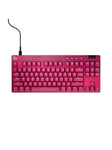 Logitech G PRO X TKL LIGHTSPEED - Logitech Magnetic Analog - Linear - Gamingtastatur - Uten numpad - Amerikansk Engelsk - Rosa