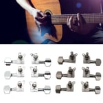 Small Square Fully Enclosed Locking Tuners 3L 3R Metal String Tuning Pegs Gu NAU