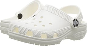 Crocs Unisex Kids Classic Clog K Clogs, White, 11 UK Child