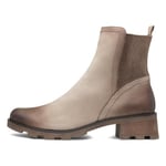 CAPRICE Mud Womens Taupe Nubuck Leather Boot - Size 5 UK - Brown