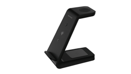 Essentials Wireless charging stand, 3-in-1, 15 W, 5 W, 3 W