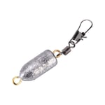 (20g)5pcs/bag For Bullet Shaped Fishing Sinkers Fishing Accessories Tackle FS