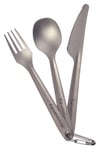 Lifeventure Lifeventure Superlight Titanium Cutlery Set