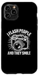 Coque pour iPhone 11 Pro Photographe I Flash People And They Smile