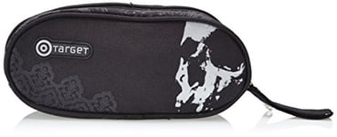 Target Trousse Demi Lune 21 cm motif elliptique noir