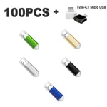 Clé USB 100,4 Go,8 Go,16 Go,32 Go,64 Go,2.0 pcs/lot,lecteur flash au pouce,cadeau gratuit - Type Full color-256MB #A