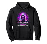 Bright Shine Epilepsy Can't Dim My Light Kid Awareness Month Pullover Hoodie