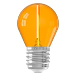 Klotlampa Party Orange LED 1W E27