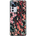 Xiaomi 12T Transparent Mobilskal Blommor