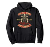 Ride Till Death Skulls Original Motorcycle Pullover Hoodie