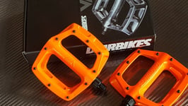 DMR V8 V2 (Version 2) Pedals BMX Mountain Bike HIGHLIGHTER ORANGE New in box