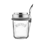 Kilner Frokostsett glasskål + skje 0,35 L