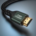 CableCreation Câble HDMI 8K 60Hz 4K 120Hz 48Gbps Home Cinéma HDR eARC pour TV Box Xiaomi PS5 PS4 Xbox Sony LG Samsung TCL,Vert - 2m