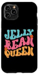 Coque pour iPhone 11 Pro Jelly Bean Queen Groovy Lettrage Vibes