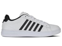 K-Swiss Femme Court Tiebreak II Basket, Blanc/Noir/Blanc, 41 EU