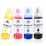 Sublimation Ink for epson ecotank et 2810 2850 2830 2815 4810 EcoTank Printer (Autofill/ICC-Free/Anti-UV)