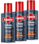Alpecin Caffeine Shampoo C1 250 ml (Pack of 3) | Against Thinning Hair | Shampo