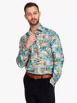 Simon Carter Elysia Meadow Shirt, Blue/Multi