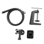 Support col de cygne flexible pour webcam Brio 4K C925E C922X C922,support rapide de caméra avec pince à mâchoire de bureau améliorée