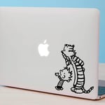 Calvin and Hobbes Apple MacBook Decal Sticker fits all MacBook models (13" Pro (2017-2021))