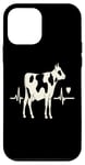 Coque pour iPhone 12 mini Vache Heartbeat Animal Lover Farm